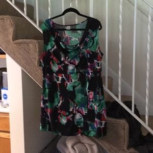 Jockey tunic with scoop neck L